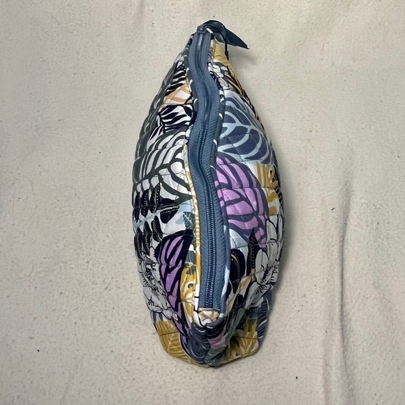 Vera Bradley Palm Floral Extra Large Duffel & Grand Travel Cosmetic Bag - Picture 6 of 7